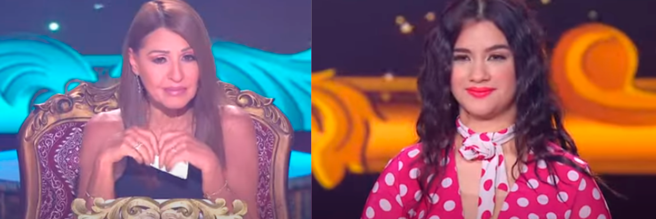 Amparo Grisales (izq) en ‘Yo me llamo’. / FOTO: TOMADAS DE VIDEO 