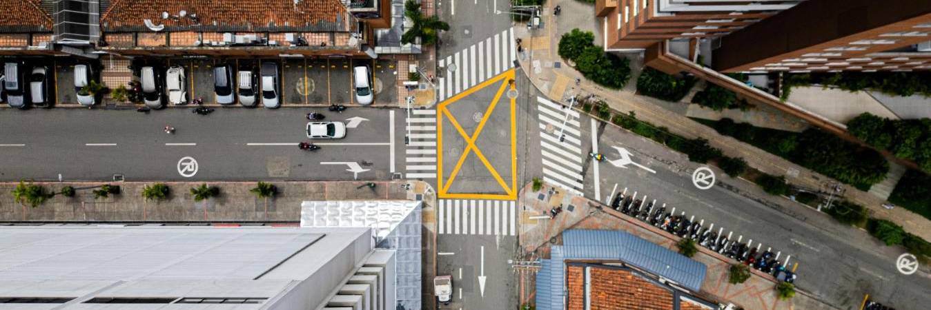 El propósito de estas intervenciones es mejorar la movilidad del sector. FOTO: CORTESÍA ALCALDÍA DE MEDELLÍN