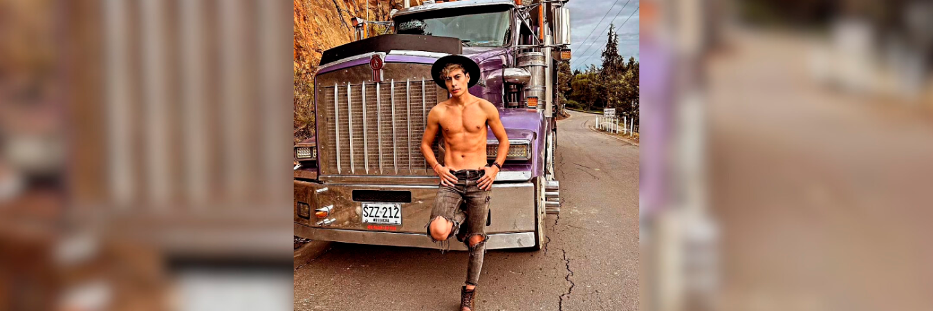 El exparticipante se dedicó a maneja su tractomula por Colombia. / FOTO: @JUVERBILVAO_TV