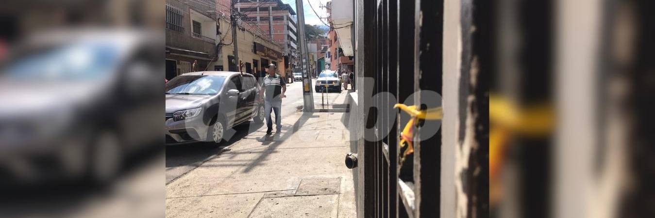 En este lugar cayó herido el hombre. FOTO: LAURA ROSA JIMÉNEZ VALENCIA