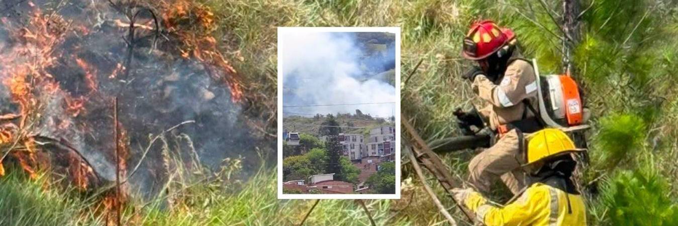 Ardió Bello: dos incendios forestales se reportaron el 31 de julio