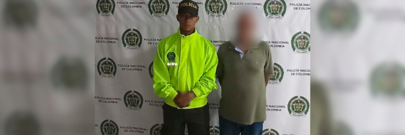 El presunto abusador fue capturado por la Policía. /FOTO: CORTESÍA