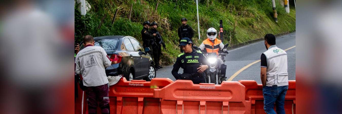 Pilas con los cierres viales que habrá en Medallo este finde 