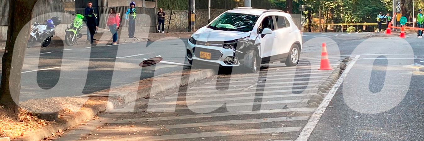 El conductor se quedó dormido y perdió el control del carro. /FOTO: ANDRÉS FELIPE OSORIO GARCÍA