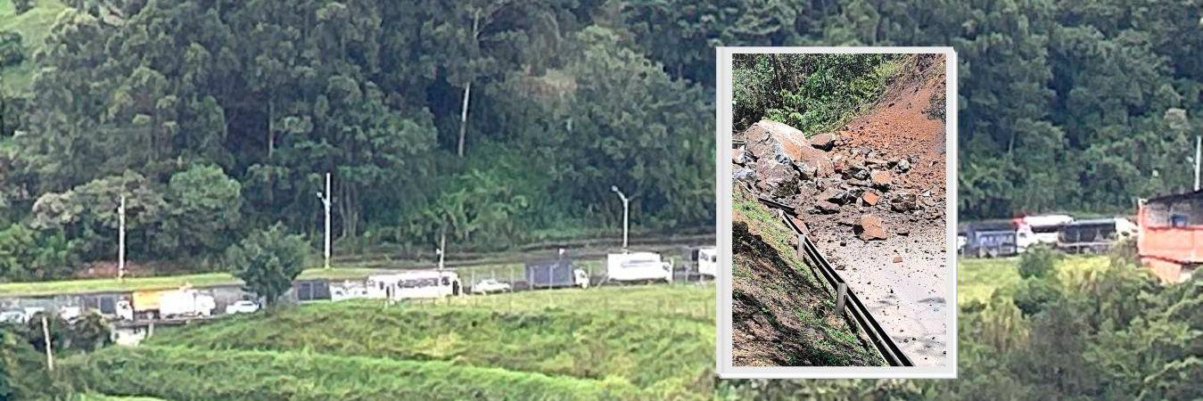 Como vías alternas los usuarios de la vía podrán desplazarse por Santa Fe de Antioquia o La Pintada. /FOTO: CORTESÍA.