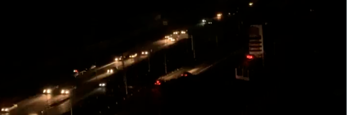 Las calles de Caracas en la madrugada de este viernes, 30 de agosto. /FOTO: TOMADA DE VIDEO 