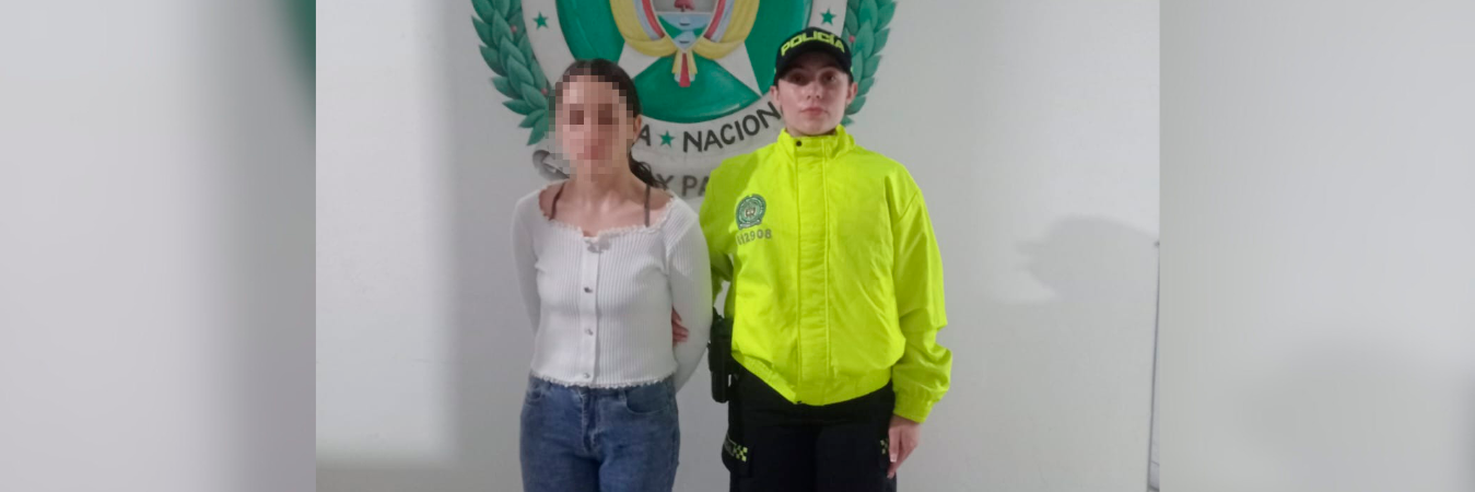 La capturada es una mujer de 22 años. /FOTO: POLICÍA NACIONAL