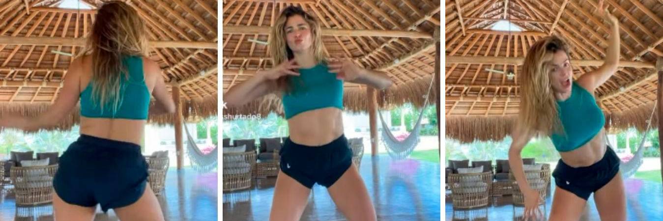 La presentadora compartió un video que dejó a más de uno boquiabierto. /FOTOS: CAPTURA DE PANTALLA