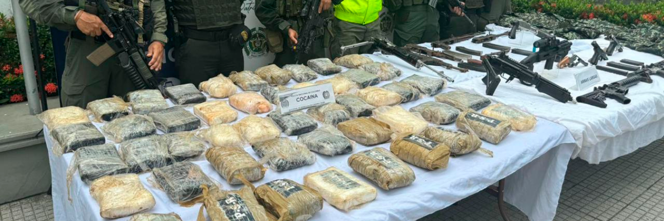 Los elementos fueron incautados por las autoridades. /FOTO: POLICÍA NACIONAL