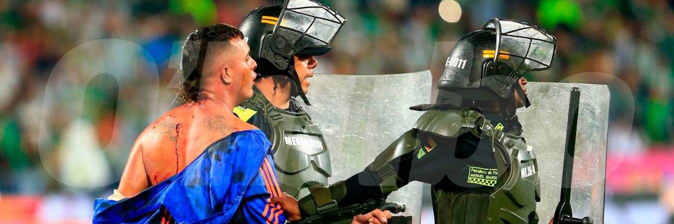 EN IMÁGENES: ¡Horror en el Atanasio! Violencia desata caos y suspende el juego entre Nacional y Junior