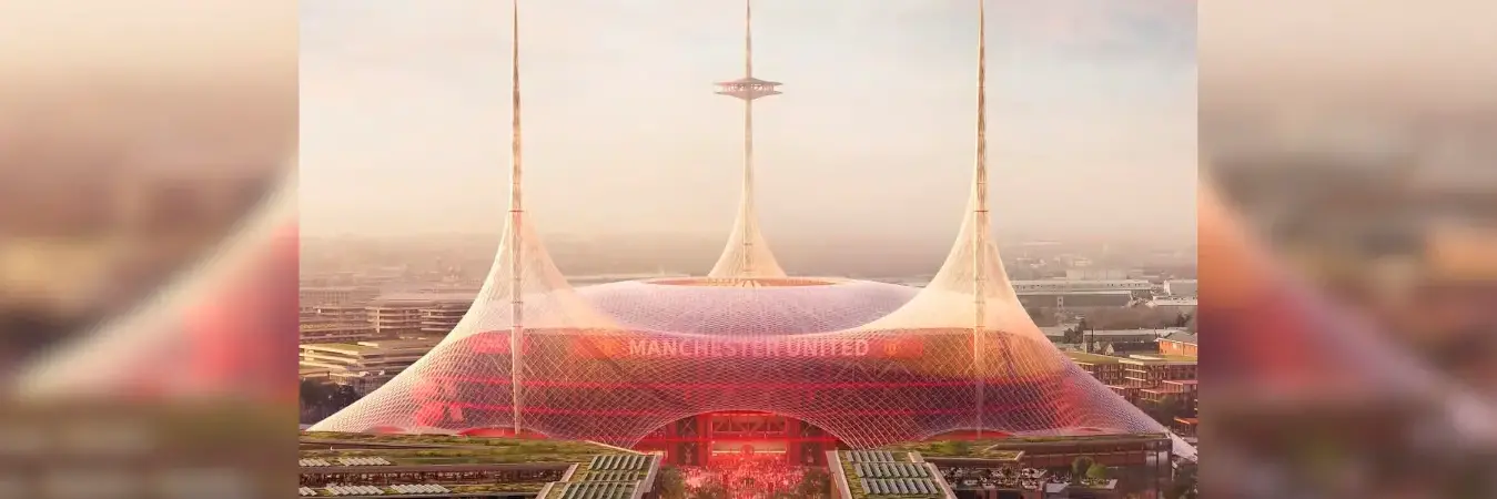 Así es el diseño del nuevo estadio del Manchester United. /FOTO: INSTAGRAM @manchesterunited