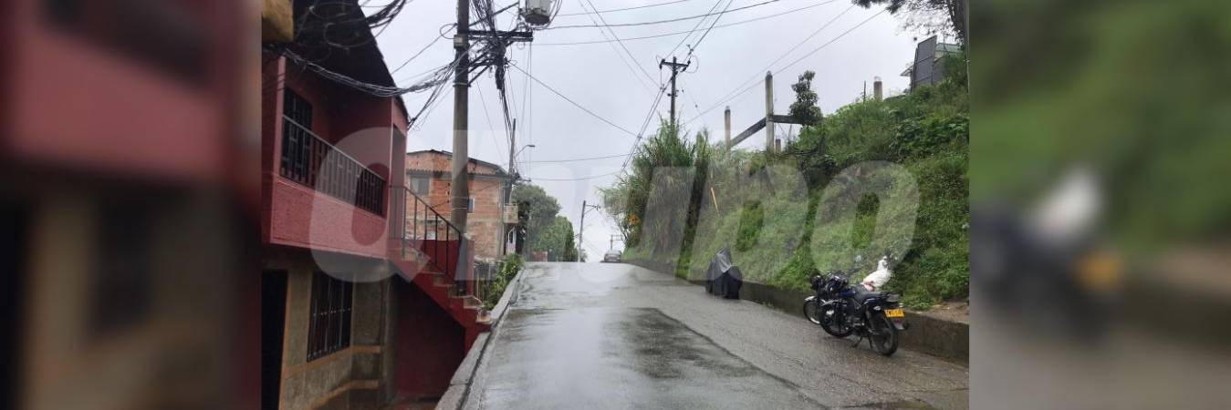 Lugar donde ocurrió la riña que acabó con la vida de Geider en Belén Las Violetas. FOTO: LAURA ROSA JIMÉNEZ 