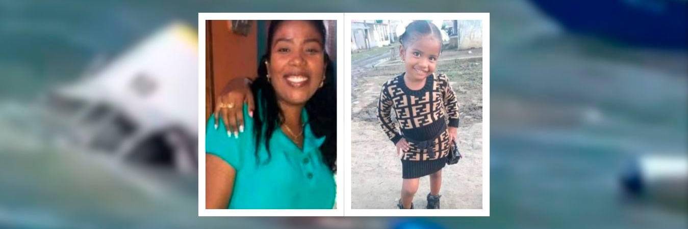 Cenaida Palacio y Hillary Tamara, las víctimas del naufragio. FOTO: TOMADAS DE REDES SOCIALES