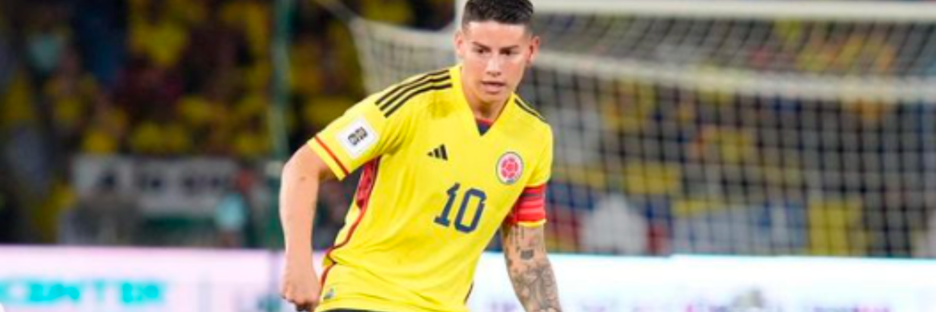 James Rodríguez con la Selección Colombia. /FOTO: INSTAGRAM @jamesrodriguez10