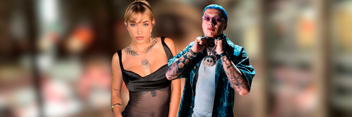 Hasta se dijo que el paisa le compuso una canción a la argentina. /FOTOS: INSTAGRAM @mariabecerra @blessd