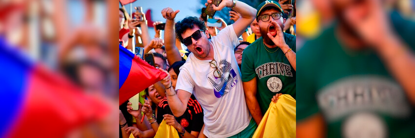 Las personas podrán disfrutar de los partidos de Colombia en pantalla gigante. / FOTO: FCF