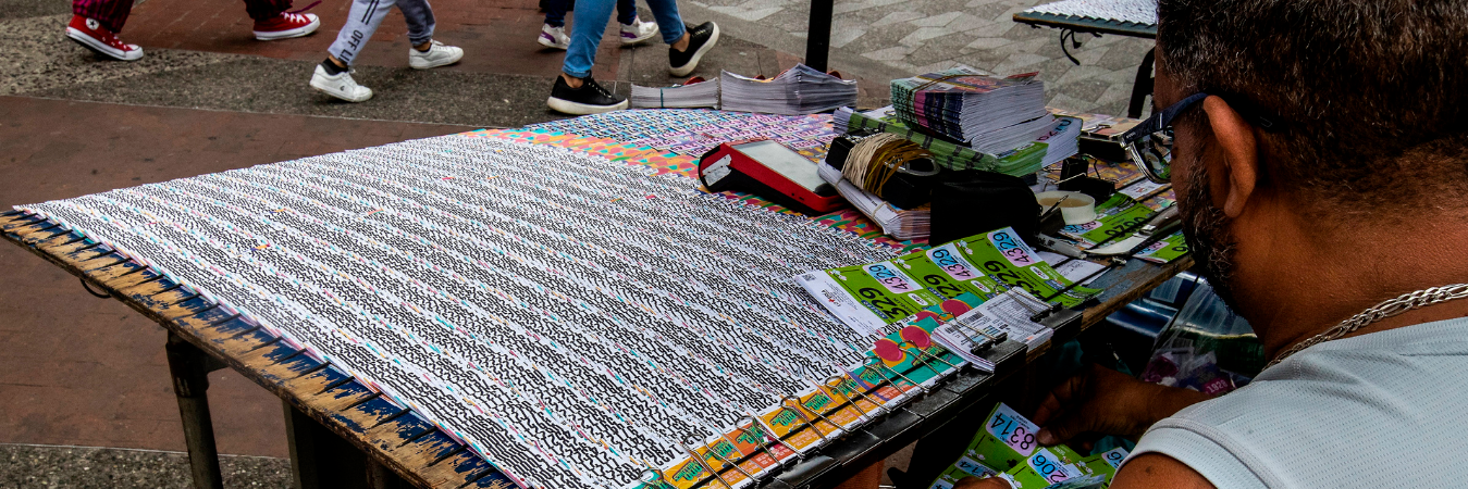 Venta de loterías. /FOTO: ARCHIVO