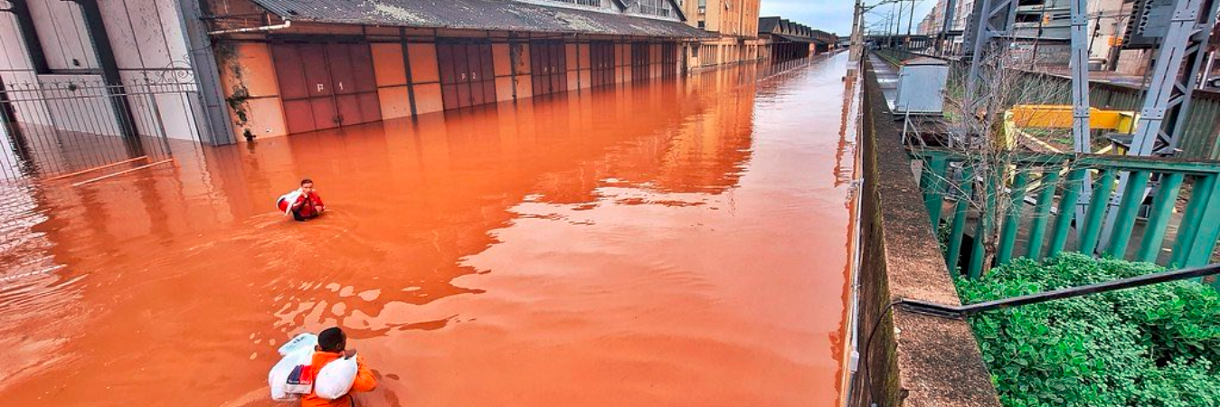 El gobierno local aseguró que están adecuando múltiples zonas para recibir a los afectados. / FOTO: GOBIERNO RIO GRANDE DO SUL