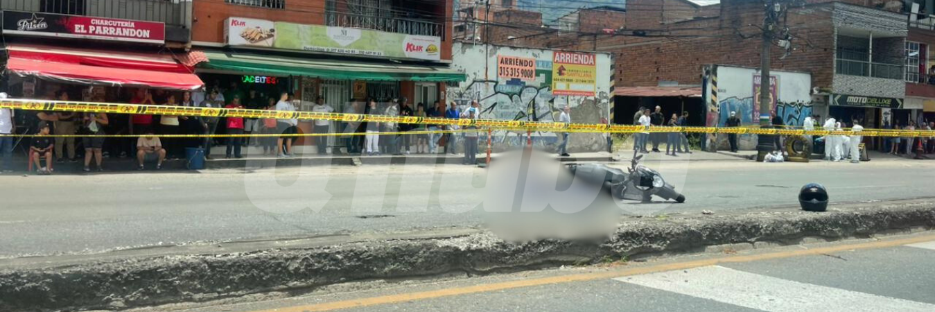 Accidente en autopista Norte, en Bello. /FOTO: SINDY VALLE