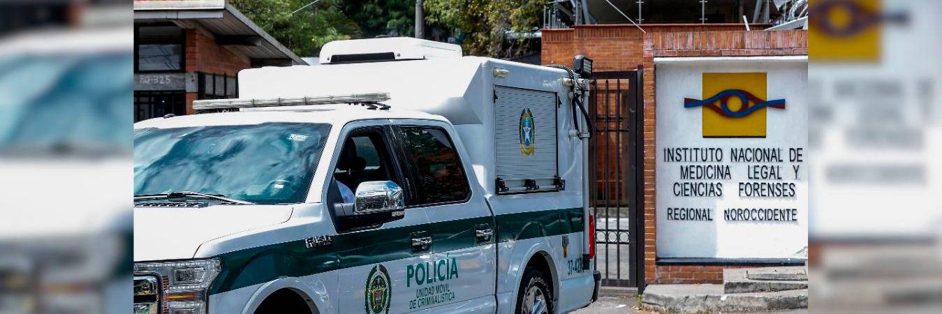 El cuerpo fue enviado a Medicina Legal en Medellín. /FOTO: Q’HUBO