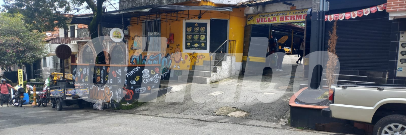 En este lugar ocurrió el crimen. /FOTO: MAURICIO PALACIO BETANCUR