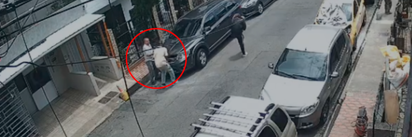 Tenían problemas desde hace un tiempo por temas de parqueo en la cuadra. /FOTO: CAPTURA DE VIDEO 