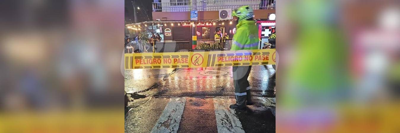 En este local de Itagüí fue baleado Jhon Anderson Peláez Muñoz. /FOTO: CORTESÍA