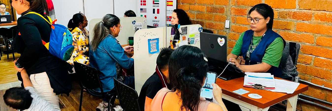 En el Centro Intégrate en Medellín recibe acompañamiento constante. / FOTO: CORTESÍA CENTRO INTÉGRATE