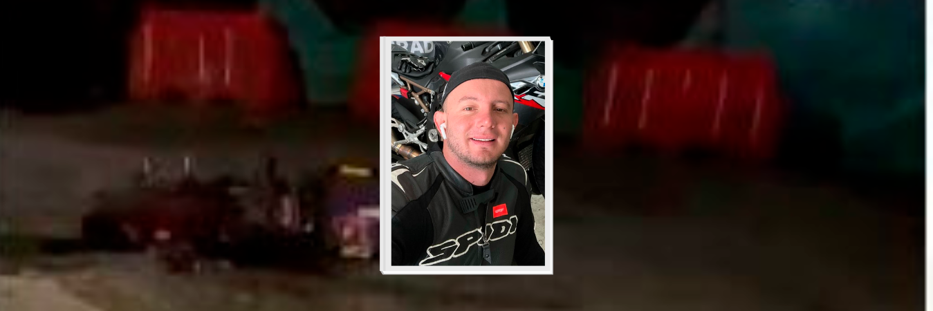 Él era Daniel Castaño, la víctima mortal de este accidente. /FOTOS: DENUNCIAS ANTIOQUIA Y CORTESÍA. 