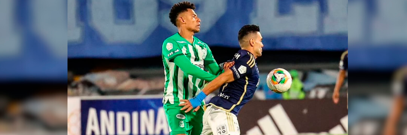 Nacional y Millonarios no se enfrentan desde el 2 de diciembre de 2024 (1-1). /FOTO: INSTAGRAM @falcao