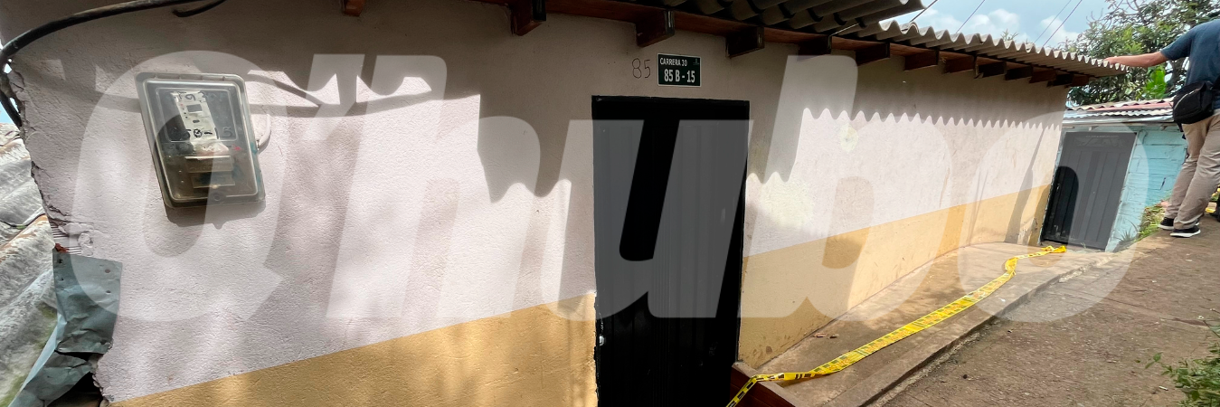 En esta casa fue asesinado el joven. /FOTO: ANDRÉS FELIPE OSORIO GARCÍA. 