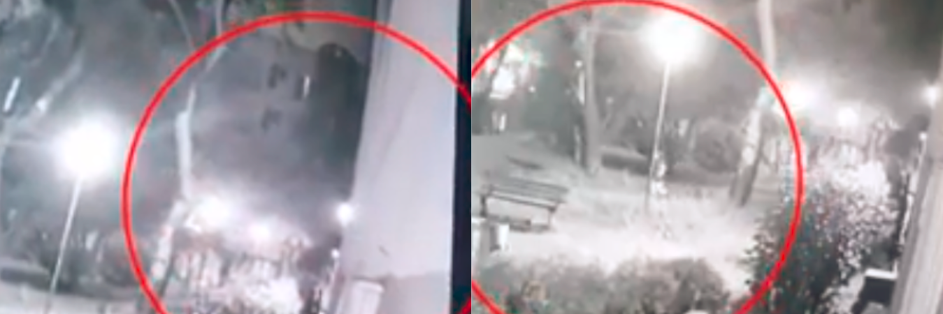 El hecho quedó registrado en las cámaras de seguridad del conjunto. /FOTO: TOMADA DE VIDEO. 