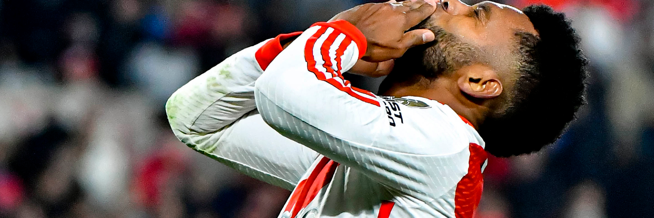 Miguel Ángel Borja igualó el registro del colombiano Anthony de Ávila. /FOTO: X @RiverPlate