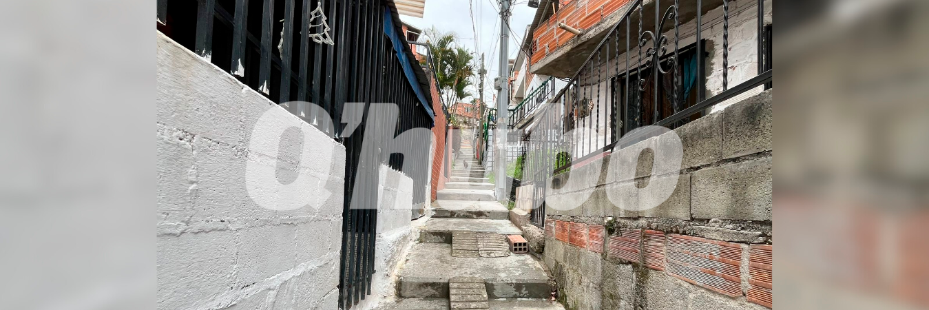 En este callejón quedó sin vida Cristian Leandro. /FOTO: ANDRÉS FELIPE OSORIO GARCÍA