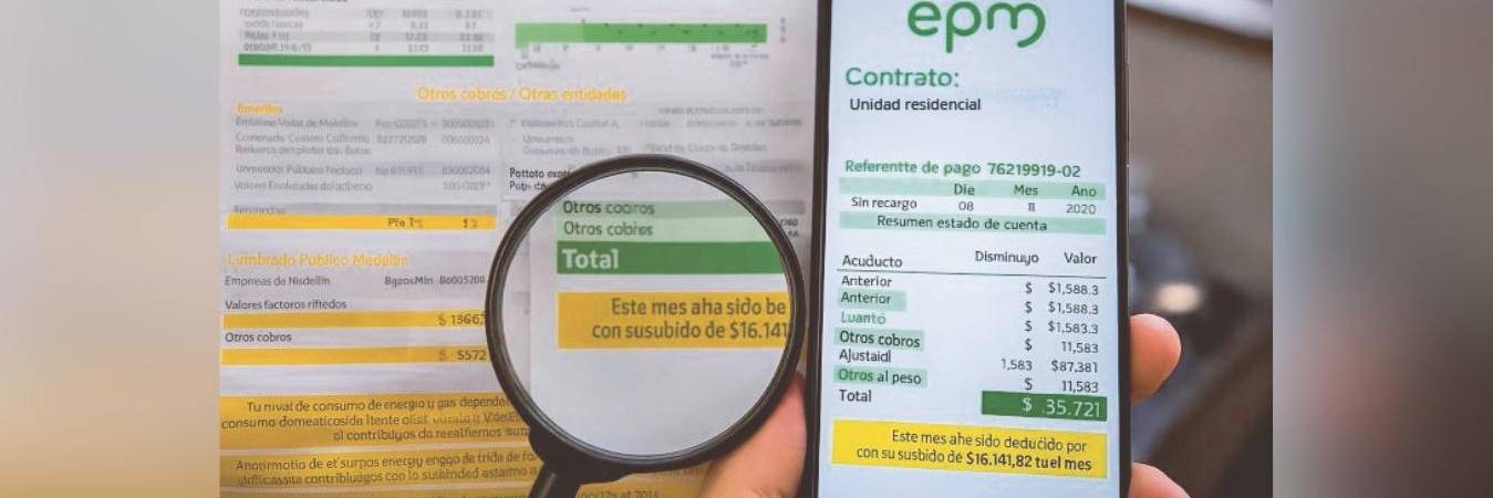 Los cambios y metas se verán reflejados de manera automática en su recibo de la luz. FOTO: CAMILO SUÁREZ