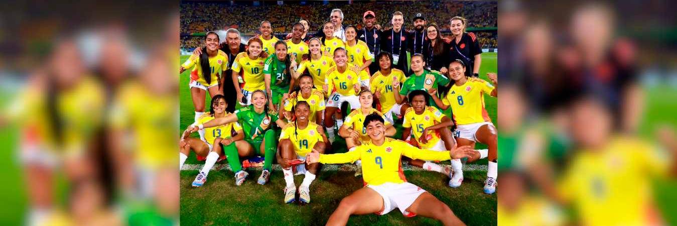 El equipo nacional obtuvo puntaje perfecto en la fase de grupos. /FOTO: FEDERACIÓN COLOMBIANA DE FÚTBOL
