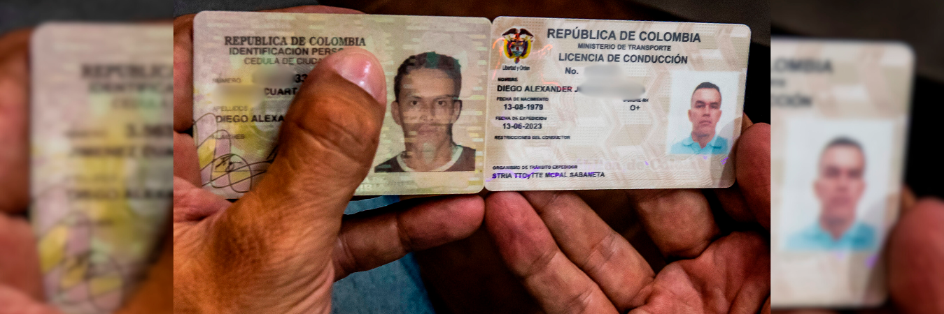 Licencia de conducción en Colombia. /FOTO: JAIME PÉREZ 