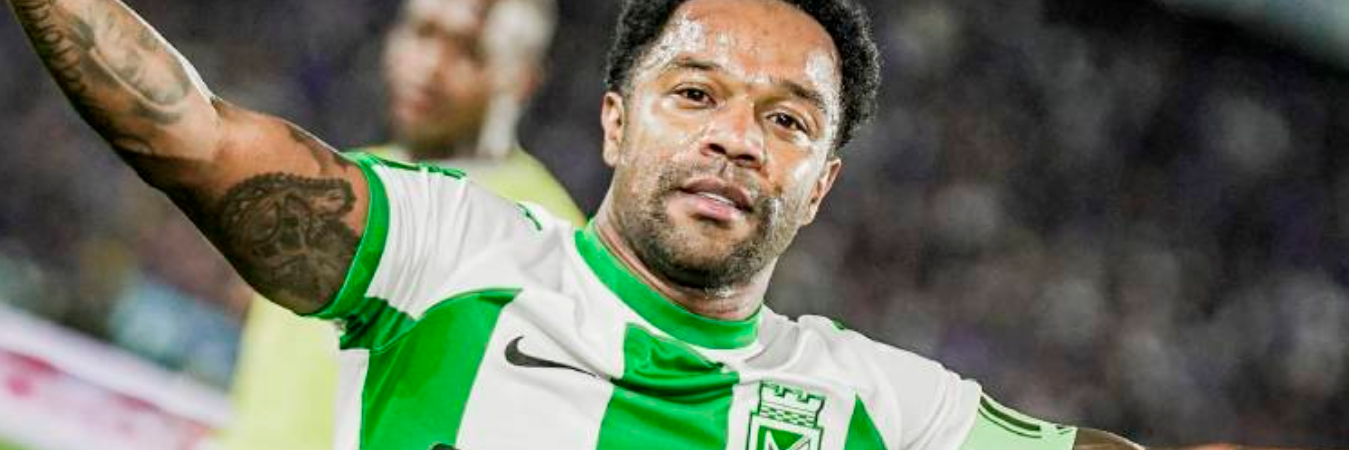 Dorlan Pabón en Atlético Nacional. /FOTO: INSTAGRAM @nacionaloficial