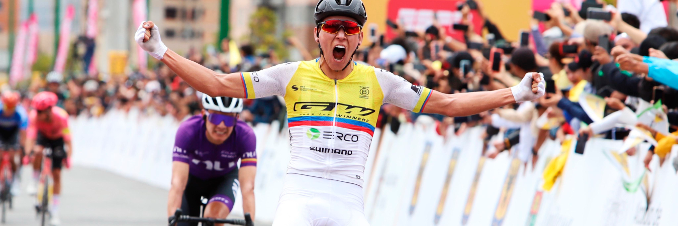 Alejandro Osorio gana la etapa 3 del Tour Colombia. /FOTO: EDER GARCÉS 