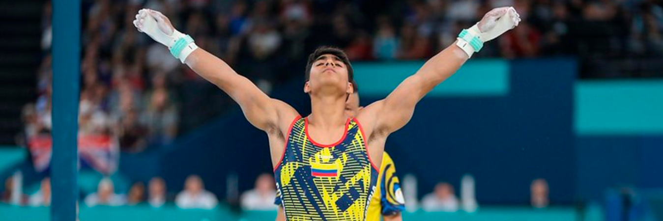 Con su paso en la final, el deportista ya obtuvo la mejor participación de Colombia en las competencias de gimnasia de Juegos Olímpicos. /FOTO: COMITÉ OLÍMPICO COLOMBIANO