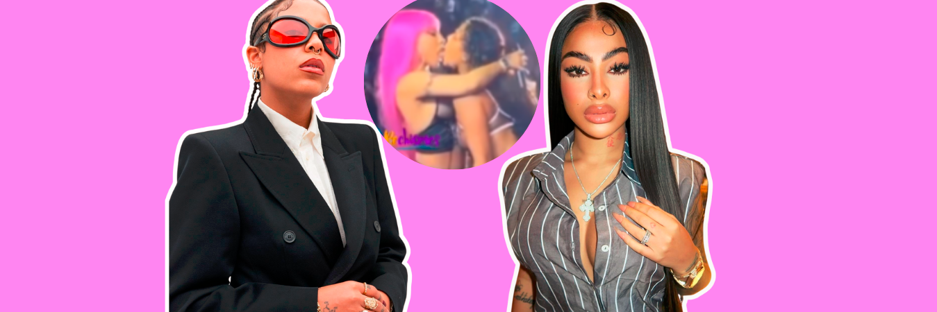 Las artistas aprovecharon el concierto para dar de qué hablar. / FOTO: @TOKISCHA.POPOLA Y @YAILINLAMASVIRALREAL