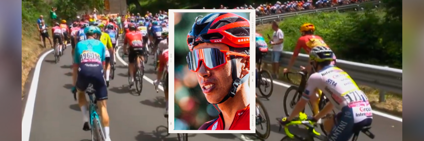 Egan Bernal quedó en la posición 12. /FOTO: CAPTURA DE VIDEO