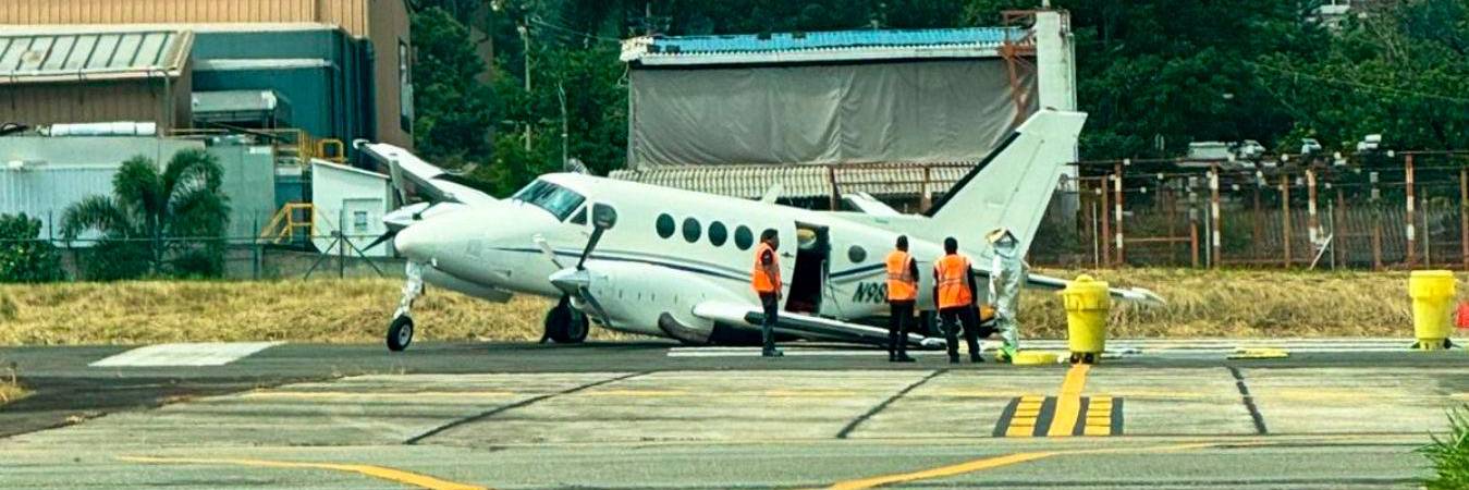 La aerocivil inició las investigaciones sobre el caso. / FOTO: DIRECCIÓN TÉCNICA DE INVESTIGACIÓN DE ACCIDENTES