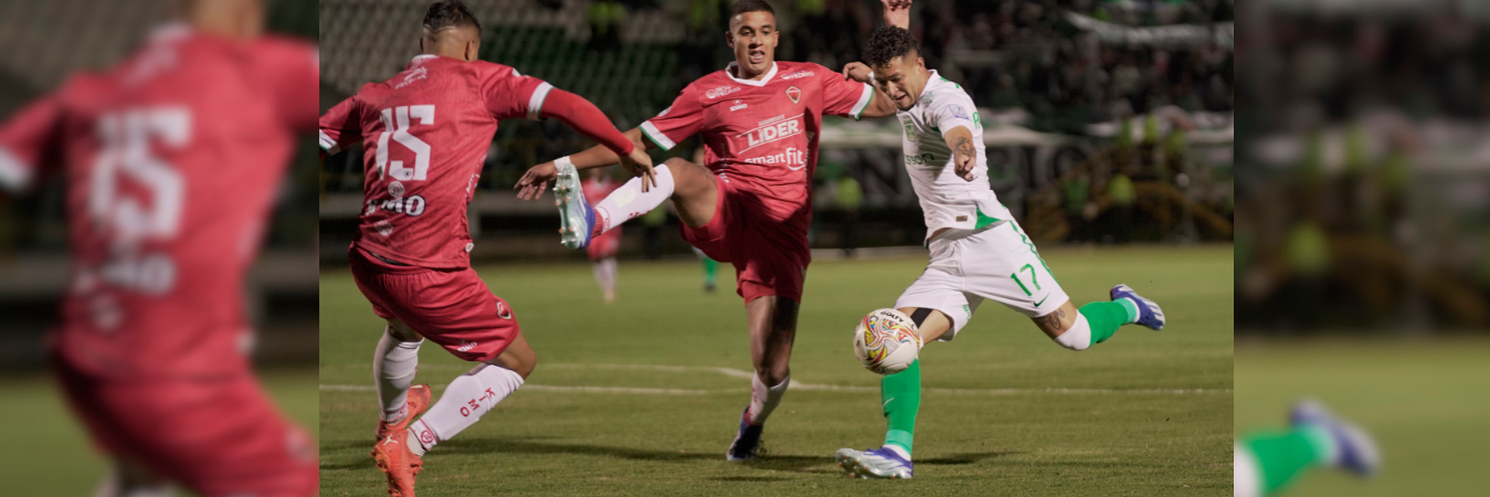 Nacional en su visita a Patriotas en el Estadio La Independencia. /FOTO: ATLÉTICO NACIONAL 