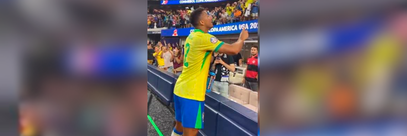 El jugador es el capitán del equipo de Brasil. /FOTO: CAPTURA DE VIDEO