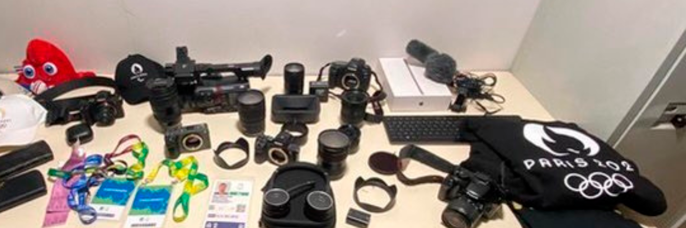 Estos son algunos de los artículos que les incautaron a los ladrones. / FOTO: TOMADA DE LA WEB