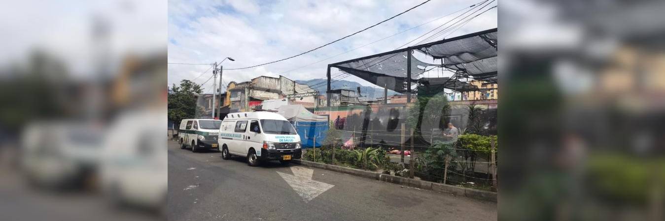 Lugar donde asesinaron a Johan Estiven Higuita. FOTO: LAURA ROSA JIMÉNEZ VALENCIA