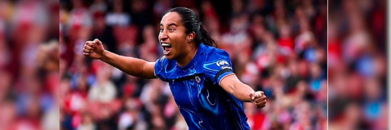 Mayra Ramírez jugadora del Chelsea. /FOTO: INSTAGRAM @chelseafcw