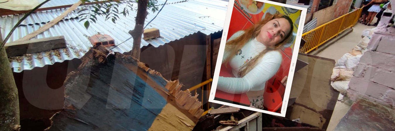 Esta es la vivienda en la que residía Ana Rosa, en el barrio Popular 1. /FOTO: ANDRÉS GARCÍA.