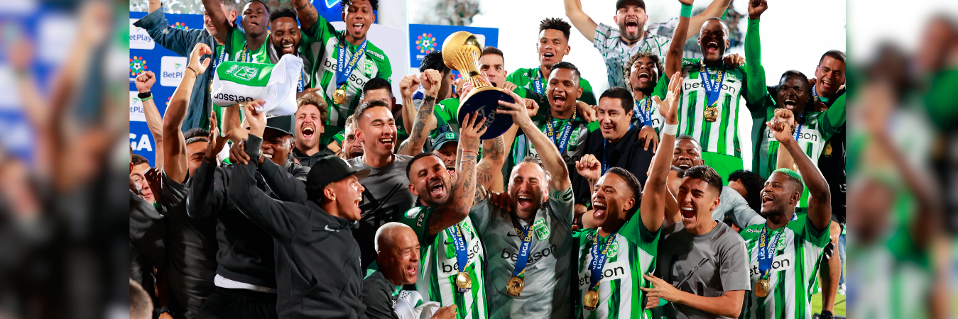 Atlético Nacional ganó este semestre la Copa Colombia y la Liga BetPlay. /FOTO: MANUEL SALDARRIAGA
